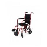 104 LightweightTransportWheelchairFoldingMobilityChairwFootrests