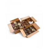 106 VintageChristmasGlasswareLotHolidayDrinkingGlasses&Mugs