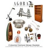 Curated Vintage Home: Danish Modern, Sterling, Art & Estate Finds