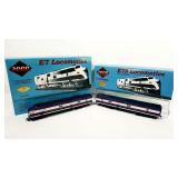 Two Proto 2000 Series E8/9 Locomotive A and B Units