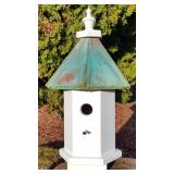 Handcrafted Copper Top Birdhouse by Don LaFratta – Wooden Expression