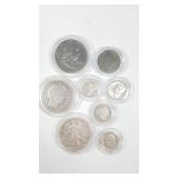 An Assortment of Antique and Vintage Silver Coins