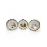 Antique Limoge France Hand Painted Porcelain Plates