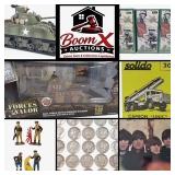 WWII Models, Coins, Beetles LP's