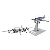 WWII Die-cast Plane Duo