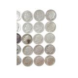 Twenty-Five Silver Roosevelt Dimes 1935-1964