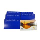 Six US Proof Sets (5) 1972 (1) 2017