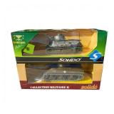 Solido Sherman M4A3 #6053 + SOMUA S35 #6074 Diecast Tanks 1:50