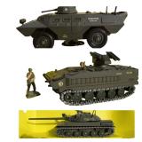 Lot of 3 Solido Military Diecast Vehicles