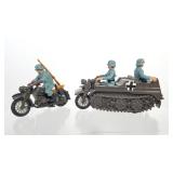 Britain LTD Deetail WWII Motorcycle Army Die-Cast