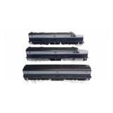 3 Athearn Baltimore and Ohio A-B-A PA/PB all Powered Units