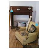 Beautiful Mantle / side table/ Chair