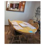 breakfast table and chairs