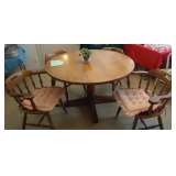 breakfast set with 4 captains chairs  $   .00