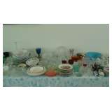 glassware and childrens china