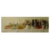 pottery and victorian glassware