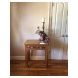 Table with drawer, repurposed wood