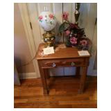 Brass gone with the wind lamp