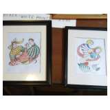 small framed artwork