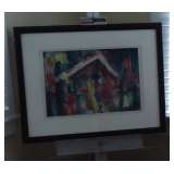 larf framed watercolor