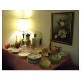 Fine china  what-nots lamp