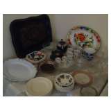 trays and china