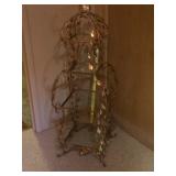 Golden Birdcage style Shelf