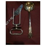 Silver plate serving items