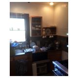 Kitchen pans stainless flatware 