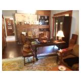 Sofa / side table with drawer