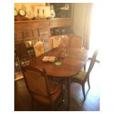 Retro table with chairs