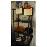 pottery and vintage glassware