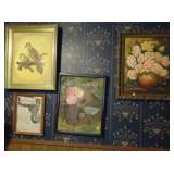 floral and wild life paintings