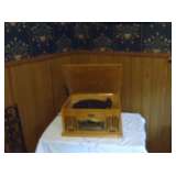 record player radio cd casset combo