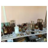 Old pharmacy bottles