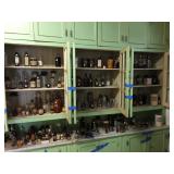 Vintage essential oil bottles