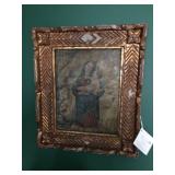 Madona painting in gold frame-- not included in 50% off sale 