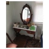 Marble topped dressing table