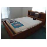 bed frame with mattress