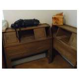 pair of twin bed frames