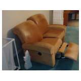 recliner loveseat leather
