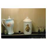 chocolate pot  , canister