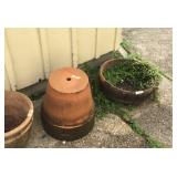 Clay pots