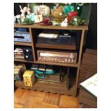 Vintage stereo and turntable