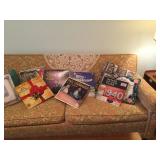 Records. Sleeper sofa