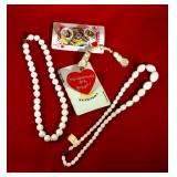 Necklaces, pins clips and more