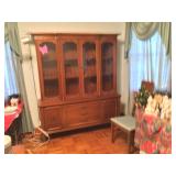 China cabinet maple Mid century