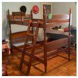 Vintage maple bunk beds