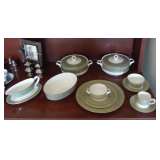 fine china service for 12