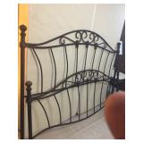 Metal king bed frame